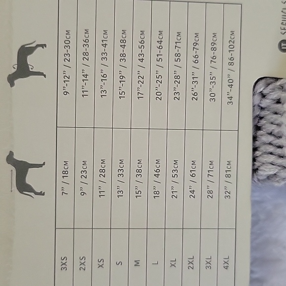 Xtra small dog sweater gray NWT - Picture 4 of 4